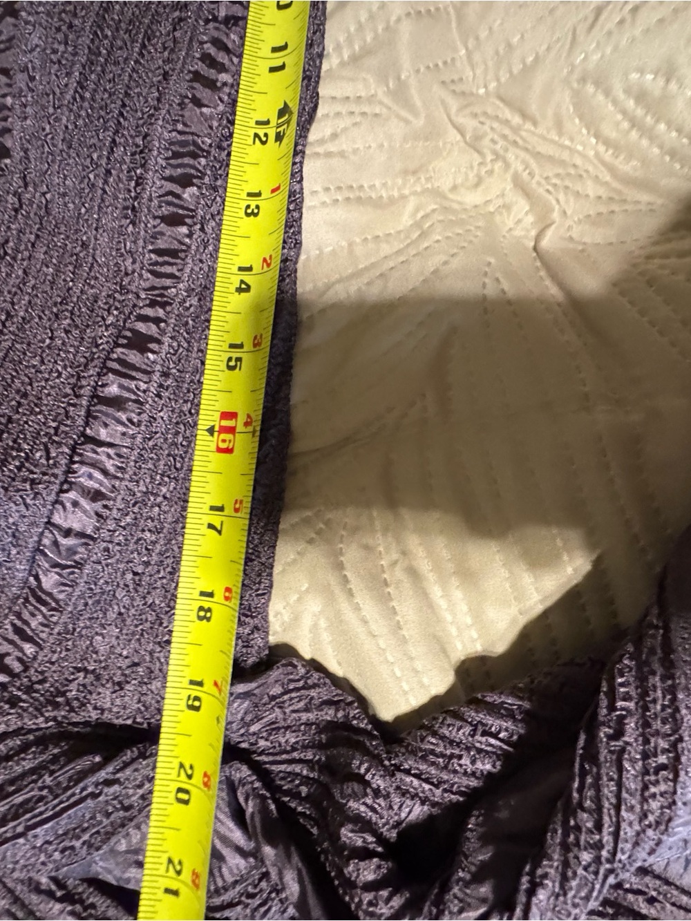 Button-Front Textured Chevron Blouse Jacket - Purple by BT Batier - Picture 4 of 6
